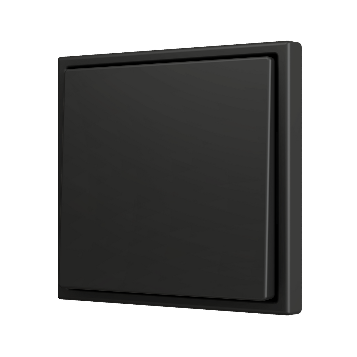 ZS70. Simple Soft push button for 2 binary inputs 70x70 mm - Anthracite by Zennio