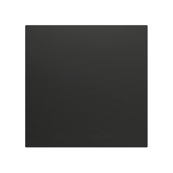 ZS70. Blind cover 70x70 mm - Anthracite. Metallic plate (ZACHOLD33) is needed but not included by Zennio
