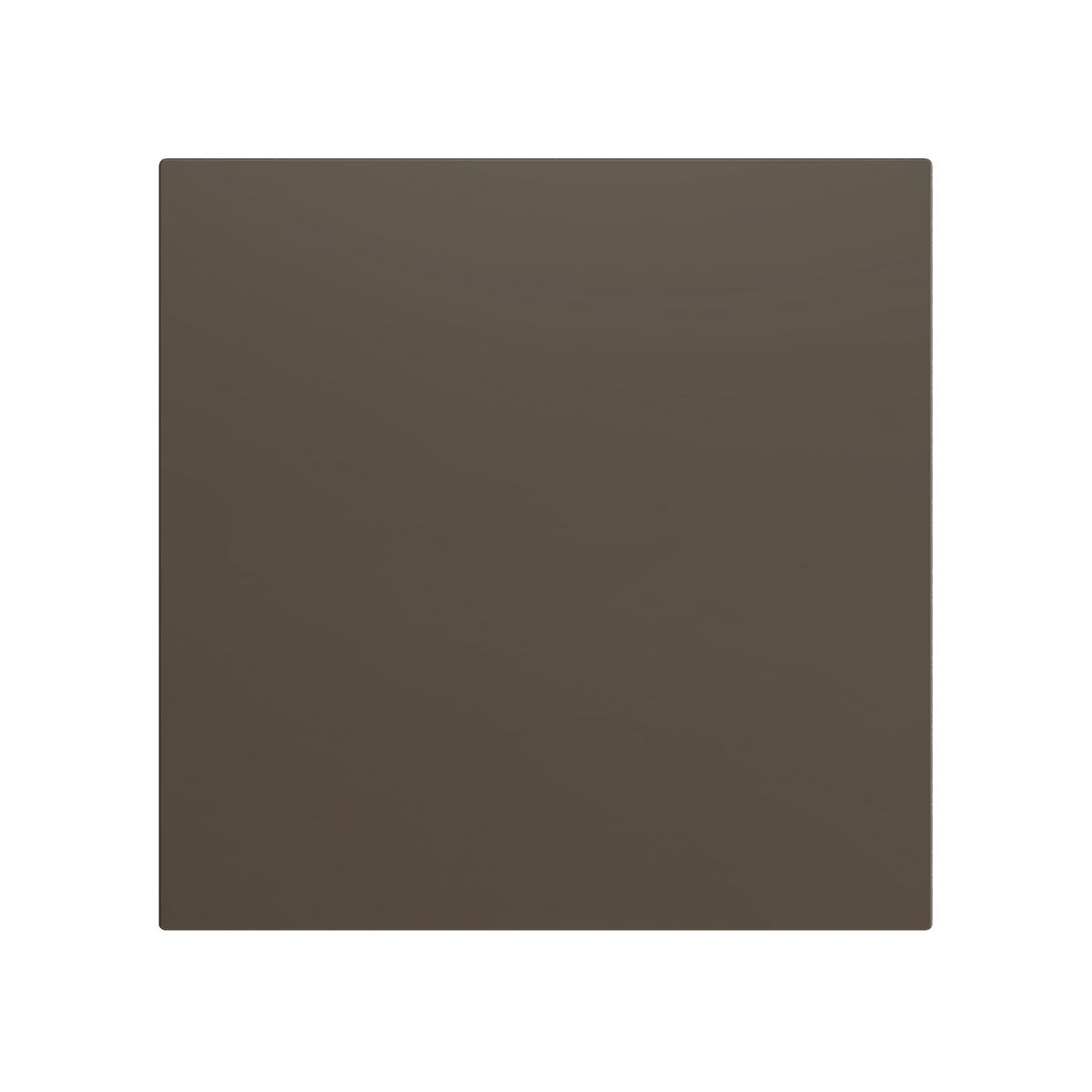 ZS70. Blind cover 70x70 mm - Mocha. Metallic plate (ZACHOLD33) is needed but not included by Zennio