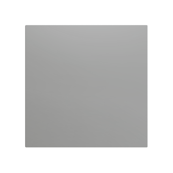 ZS70. Blind cover 70x70 mm - Silver. Metallic plate (ZACHOLD33) is needed but not included by Zennio