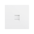 ZS70. Cover plate for RJ45 connector 70x70 mm - 1 insert - Matt white by Zennio