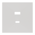ZS70. Cover plate for double USB C+A charger 70x70 mm - Matt white by Zennio