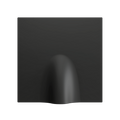 ZS70. Cable outlet cover 70x70 mm - Anthracite by Zennio
