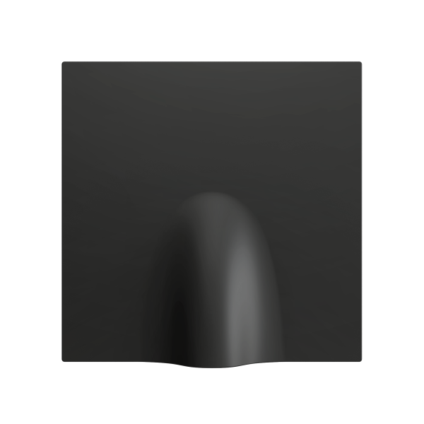 ZS70. Cable outlet cover 70x70 mm - Anthracite by Zennio