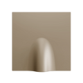 ZS70. Cable outlet cover 70x70 mm - Champagne by Zennio