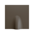 ZS70. Cable outlet cover 70x70 mm - Mocha by Zennio