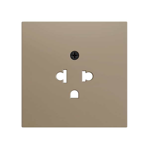 ZS70. Euro-American socket cover 70x70 mm - Champagne by Zennio