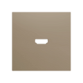 ZS70. Cover for HDMI insert 70x70 mm - Champagne by Zennio