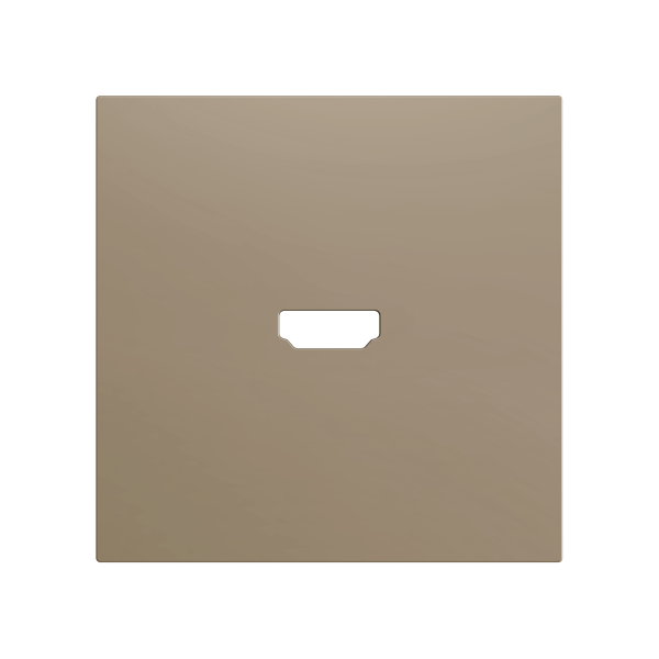 ZS70. Cover for HDMI insert 70x70 mm - Champagne by Zennio