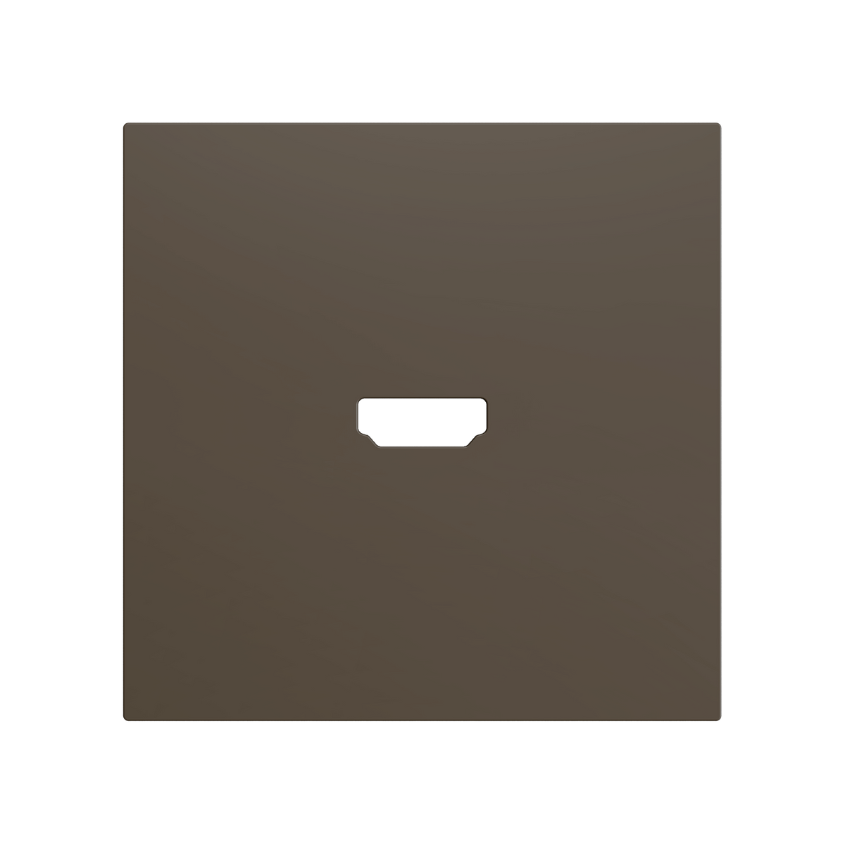 ZS70. Cover for HDMI insert 70x70 mm - Mocha by Zennio
