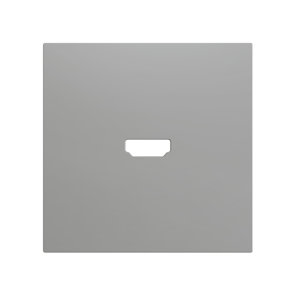 ZS70. Cover for HDMI insert 70x70 mm - Silver by Zennio