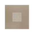 ZS70. RingBOX - KNX Doorbell cover 70x70 mm - Champagne by Zennio