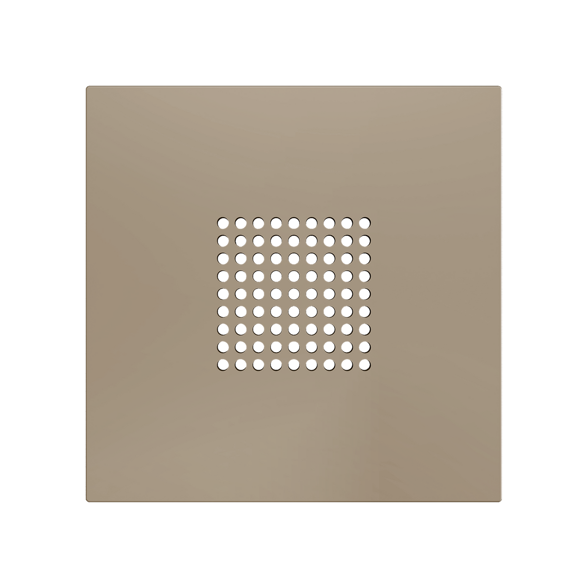 ZS70. RingBOX - KNX Doorbell cover 70x70 mm - Champagne by Zennio