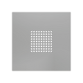 ZS70. RingBOX - KNX Doorbell cover 70x70 mm - Silver by Zennio