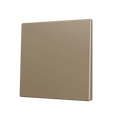 ZS70. Cover for Simple KNX Soft push button 70x70 mm. Tilt down - Champagne by Zennio