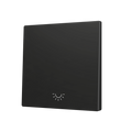 ZS70. Cover for Simple KNX Soft push button 70x70 mm. Tilt down - Light icon - Anthracite by Zennio