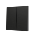 ZS70. Cover for Double KNX Soft push button 70x70 mm. Tilt up&down - Anthracite by Zennio