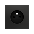 ZS70. Cover for French socket with screws 70x70 mm - Anthracite by Zennio