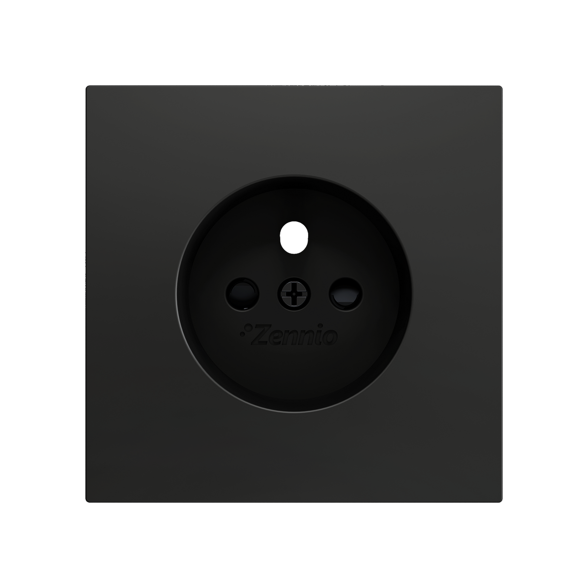 ZS70. Cover for French socket with screws 70x70 mm - Anthracite by Zennio