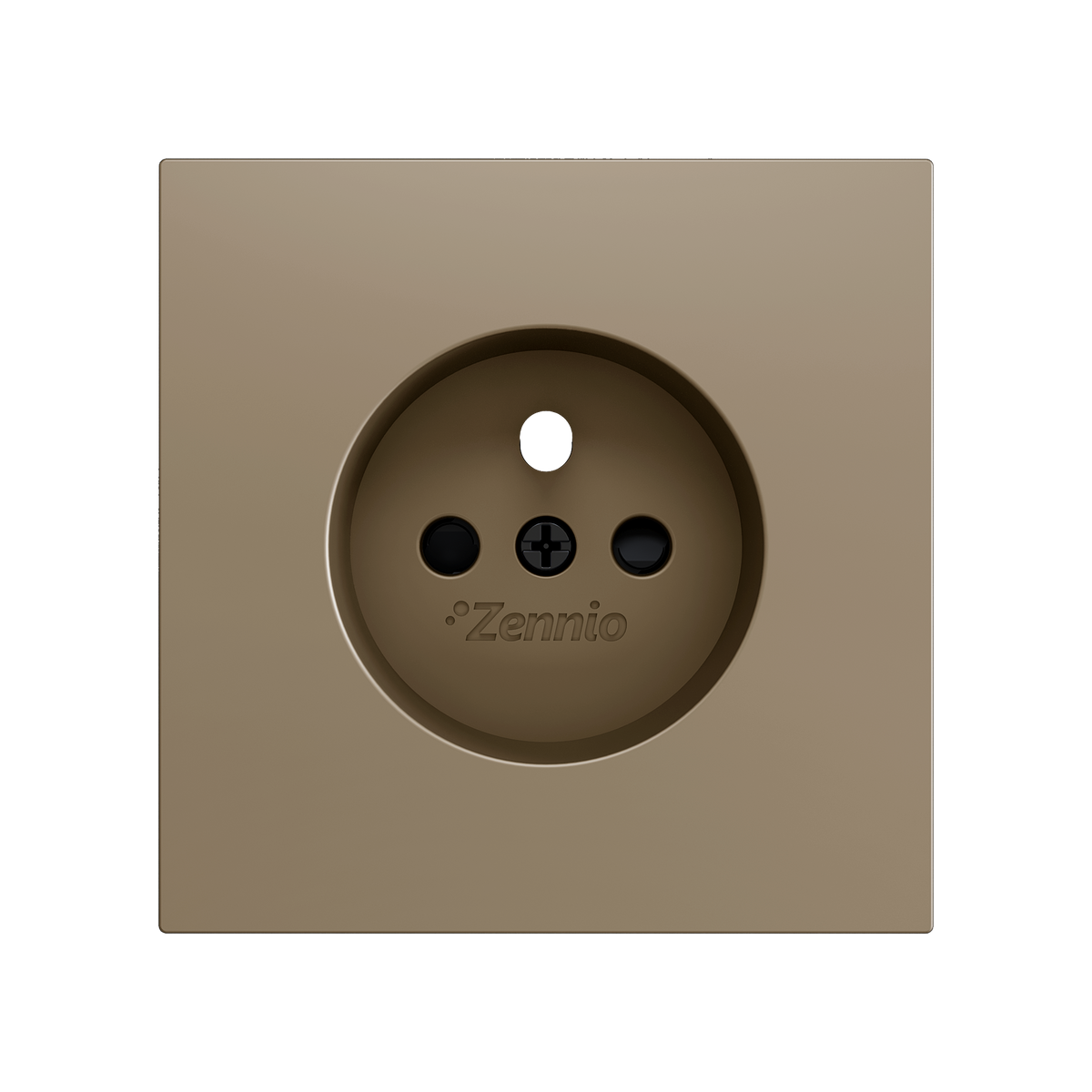 ZS70. Cover for French socket with screws 70x70 mm - Champagne by Zennio