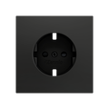 ZS70. Cover for Schuko socket with screws 70x70 mm - Anthracite by Zennio