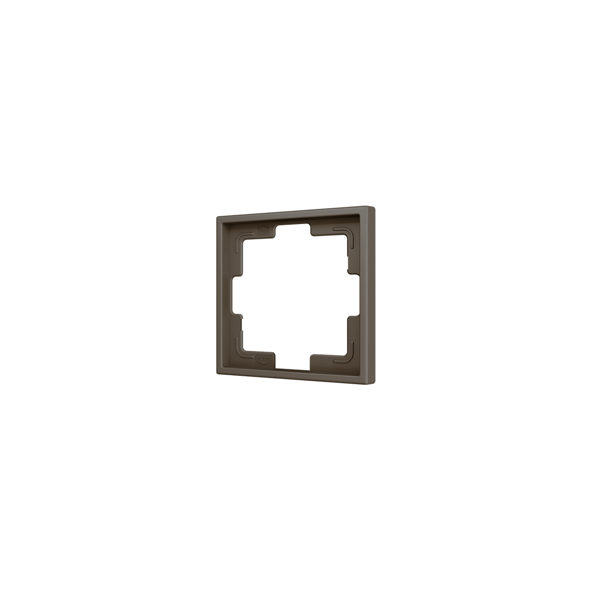 ZS70. 1-gang Frame - Mocha by Zennio