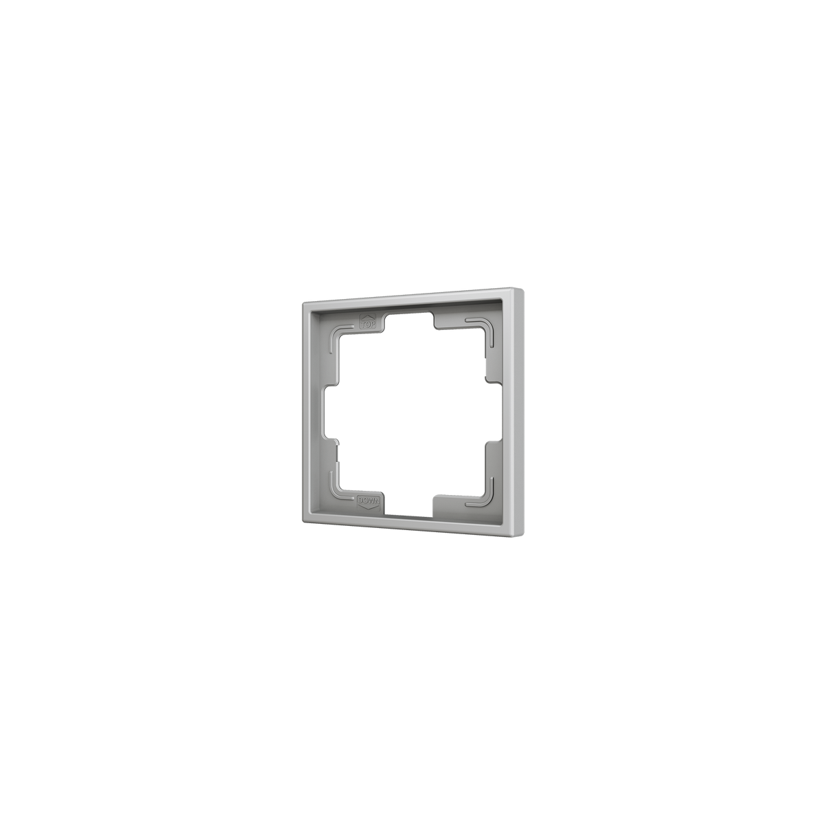 ZS70. 1-gang Frame - Silver by Zennio
