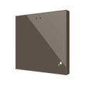 Flat Sensato v2. KNX Humidity and Temperature sensor for flush mounting - Mocha by Zennio