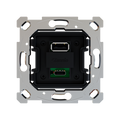 ZS55/ZS70. Double USB charger insert (C+A) - 5 V / 3,5 A (without cover) by Zennio