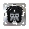 ZS55/ZS70. Schuko socket insert 16 A / 250 V ~ with USB C and A (without cover) by Zennio