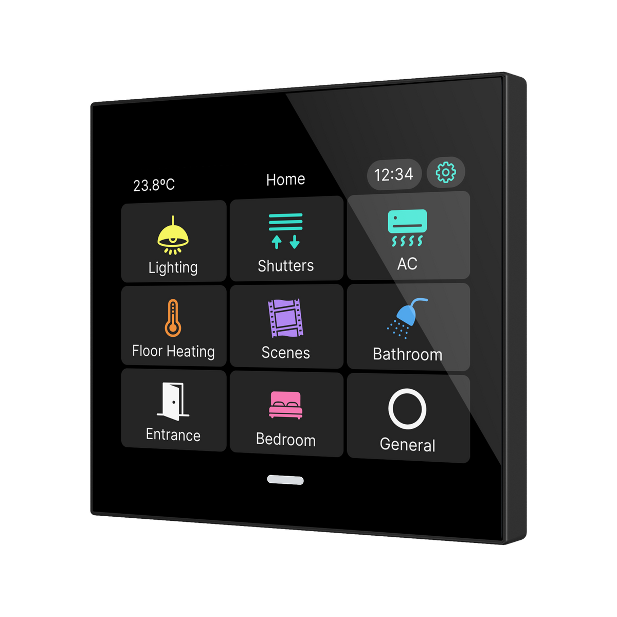 Zennio CX35 KNX 3.5″ Room Controller, Anthracite