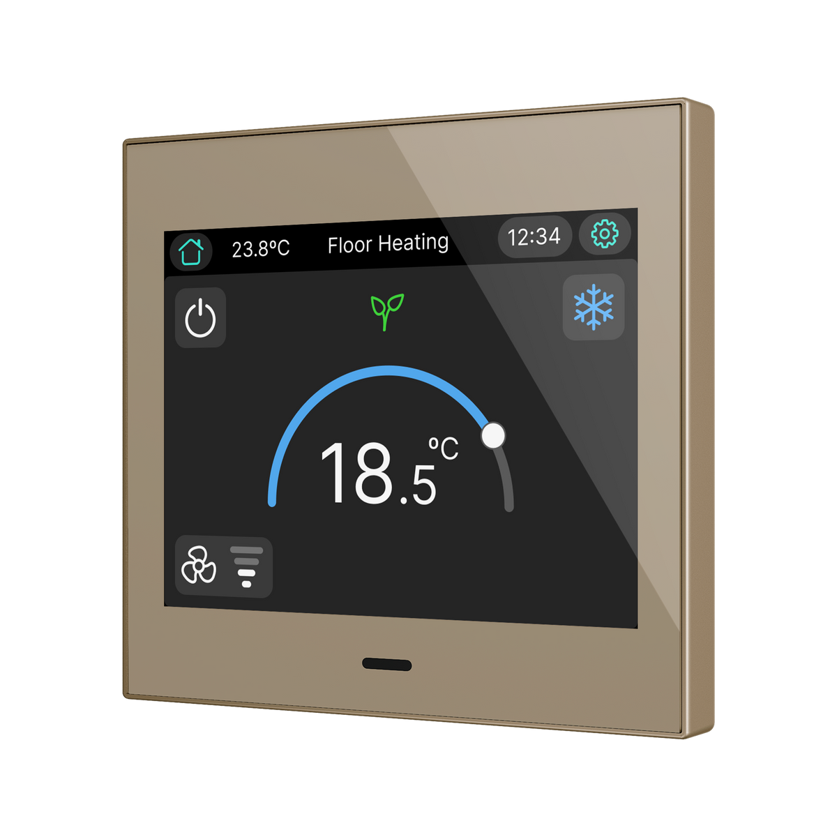 Zennio CX35 KNX 3.5″ Room Controller, Champagne
