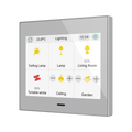 CX35. KNX capacitive touch panel 3,5" - Silver by Zennio