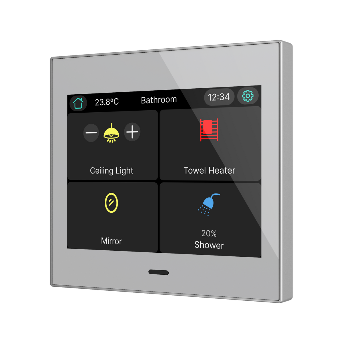 Zennio CX35 KNX 3.5″ Room Controller, Silver