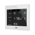 CX35. KNX capacitive touch panel 3,5" - White by Zennio