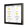 CX40. KNX capacitive touch panel 4" - Champagne by Zennio