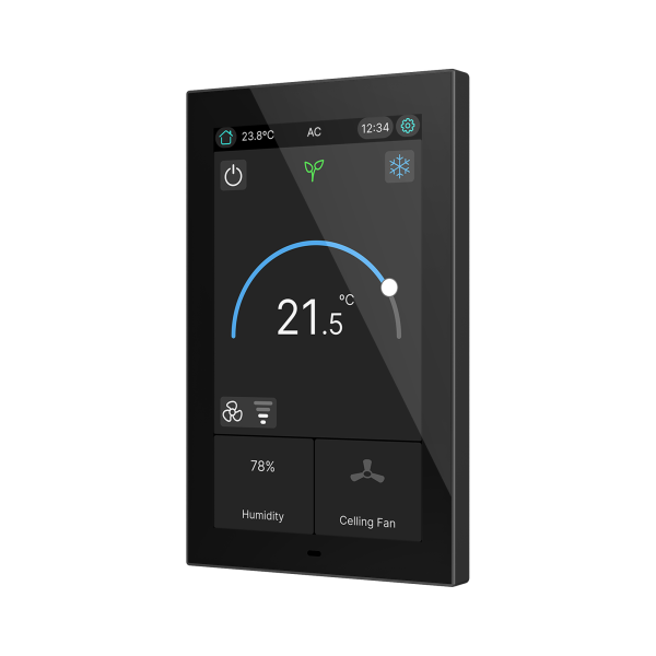 CX50. KNX capacitive touch panel 5" - Anthracite by Zennio