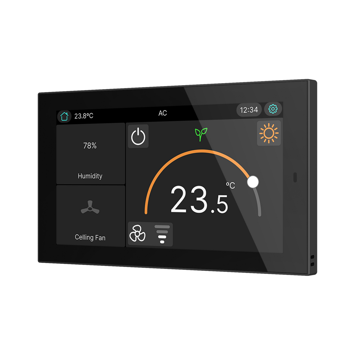 Zennio CX50 KNX 5″ Room Controller, Anthracite