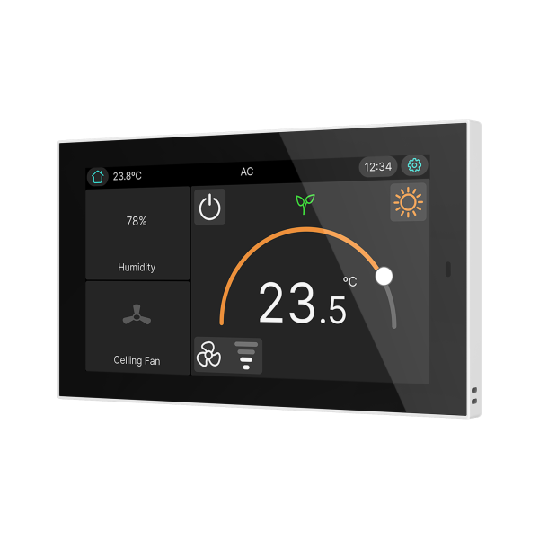 CX50. KNX capacitive touch panel 5" - Silver by Zennio