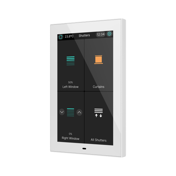 CX50. KNX capacitive touch panel 5" - White by Zennio