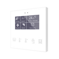 Flat Display v2. Capacitive switch with display and humidity sensor by Zennio
