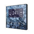 Flat Display v2. Capacitive switch with display and humidity sensor - 360° Customizacion by Zennio