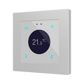 Flat RGB 55 Display. Glass capacitive switch with display - Custom (ZS55 frame not included) by Zennio