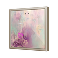 Flat RGB 70 X4. Glass Capacitive push button 70x70 - 4 buttons - 360° Customizacion (ZS70 frame not included) by Zennio