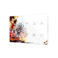Flat XL X10. Glass capacitive push button - 10 buttons - Custom by Zennio