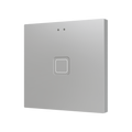Tecla RGB 1. PC-ABS Capacitive push button - 1 button - Silver by Zennio