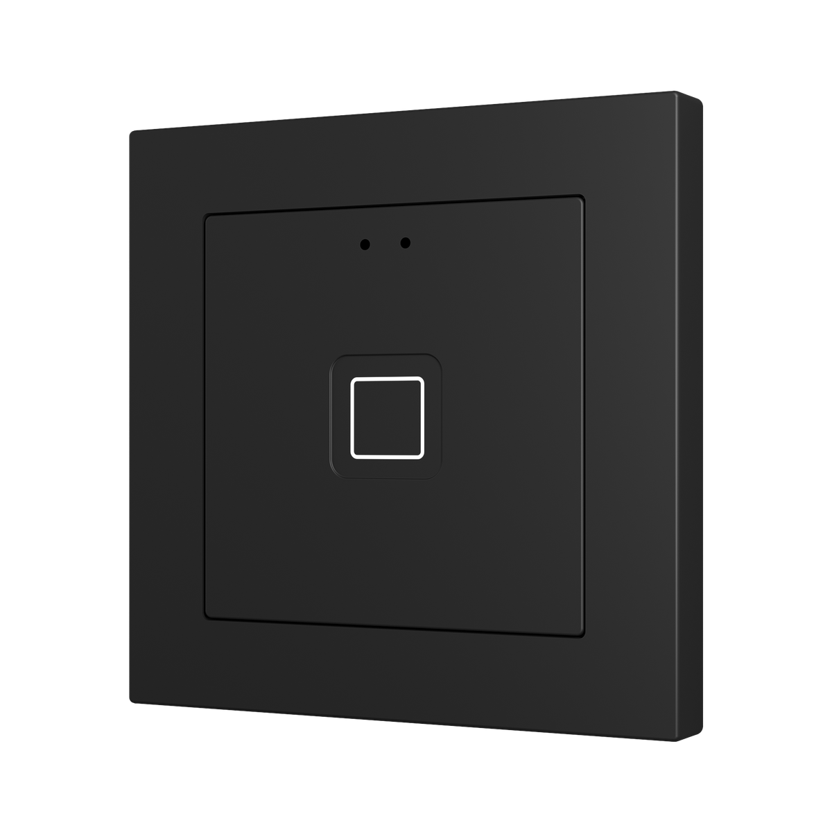 Tecla RGB 55 X1. PC-ABS Capacitive push button 55x55 - 1 button - Anthracite (ZS55 frame not included) by Zennio
