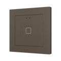 Tecla RGB 55 X1. PC-ABS Capacitive push button 55x55 - 1 button - Mocha (ZS55 frame not included) by Zennio
