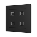 Tecla RGB 55 X4. PC-ABS Capacitive push button 55x55 - 4 buttons - Anthracite (ZS55 frame not included) by Zennio
