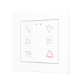 Tecla RGB 55 X6. PC-ABS Capacitive push button 55x55 - 6 buttons - Custom (ZS55 frame not included) by Zennio